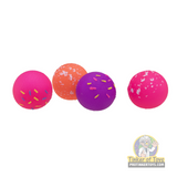 Colorful, sprinkle-topped donut-shaped sensory toys in various colors for Schylling MPDHTND