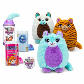 Assortment of cat-themed plush toys and scented items for Schylling 3935