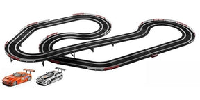 Race track set with two cars: orange and silver for Ninco N20175