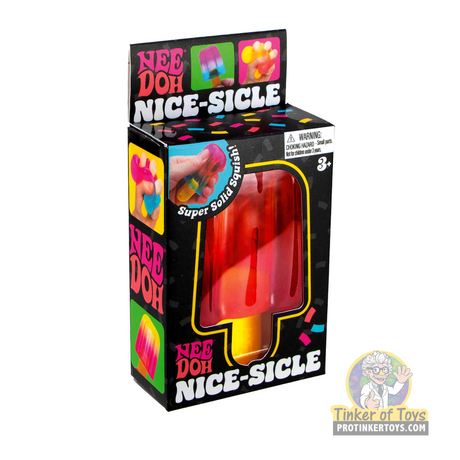Toy box for Super Solid Squish, a colorful, moldable play item for Schylling NIND