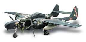 Scale model of a P-61 Black Widow aircraft for Revell 17546, front view