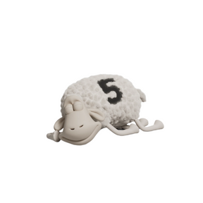 Stuffed sheep toy with the number 5 on its back for Serta 5SMLLSHEEP