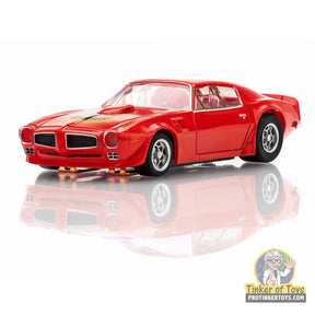 Red 1972 Firebird TransAm slot car collectible for AFX/Racemasters 22097