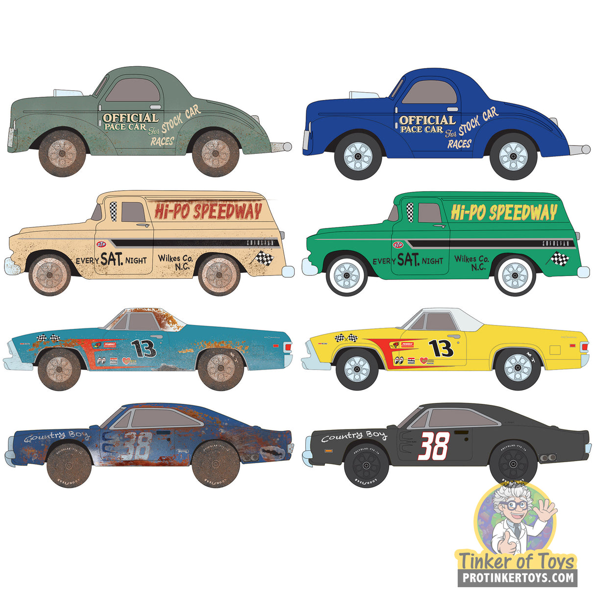 Thunderjet 2025 Release 2 Thunder Road (Unopened All 8) | SC416 | Auto World