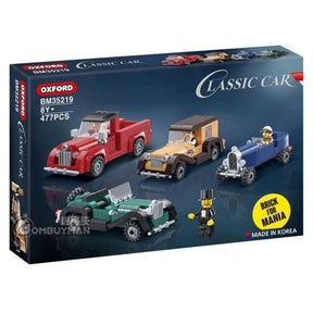 Set of classic car building bricks for ages 8+ for Oxford OXF35219