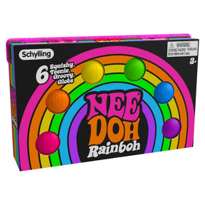 Colorful box set of squishy, globs for sensory play for Schylling RBTND