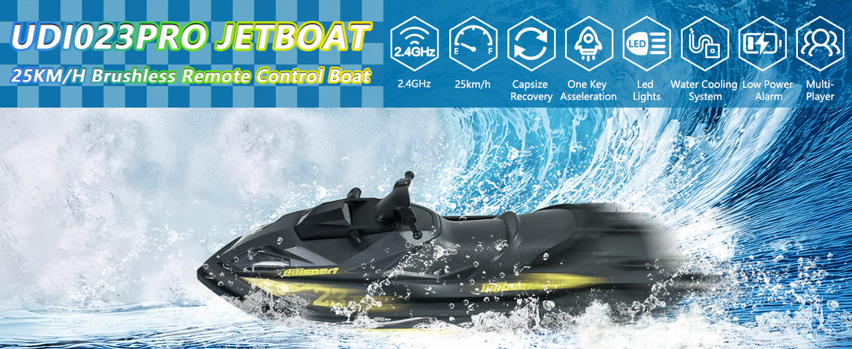 UDI RC Inkfish Electric RTR Brushless Jet Ski w/2.4GHz Radio, Battery & Charger