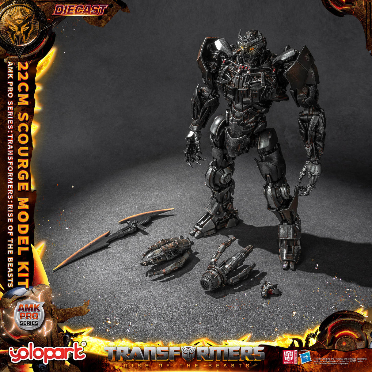 Rise of the Beasts AMK PRO Series 20Cm Transformers: Scourge  Model Kit | AMKPM7SC | yolopart