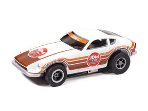 XTraction 1972 Datsun 240Z JDM Legends (White w/Red, Orange & Brown) 1A | SC426 | Auto World