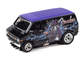 4Gear 1973 Dodge Van Fender (Black & Purple w/Wizard Graphics) 2A | SC426 | Auto World