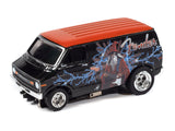 4Gear 1973 Dodge Van Fender (Black & Red w/Wizard Graphics) 2B | SC426 | Auto World