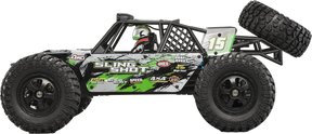 Remote-controlled desert racer with large tires and open roll cage design for IMEX IMX19515