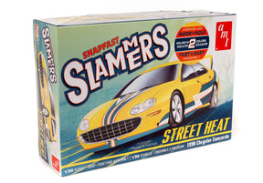 Model kit box art showing a yellow 1998 Chrysler Concorde car for AMT AMT1227M