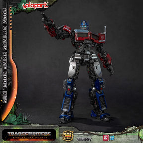 Action figure of Optimus Prime, a detailed model kit from the Rise of the Beasts series for Yolopark AMKPM7OP