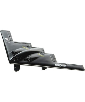 Black stealth bomber toy with US Air Force markings for HotWings 14113