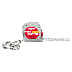 Retractable tape measure with metal hook attachment for Schylling TPM