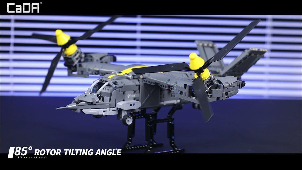 Tiltrotor Aircraft 1436pcs | C61076W | CaDA