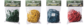 Assorted colored rubber bands in clear packaging for Magnum Enterprises RB1254OZ