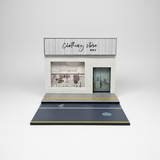 Light-Up Clothing Store Diorama Scene For 1:64 Diecast
