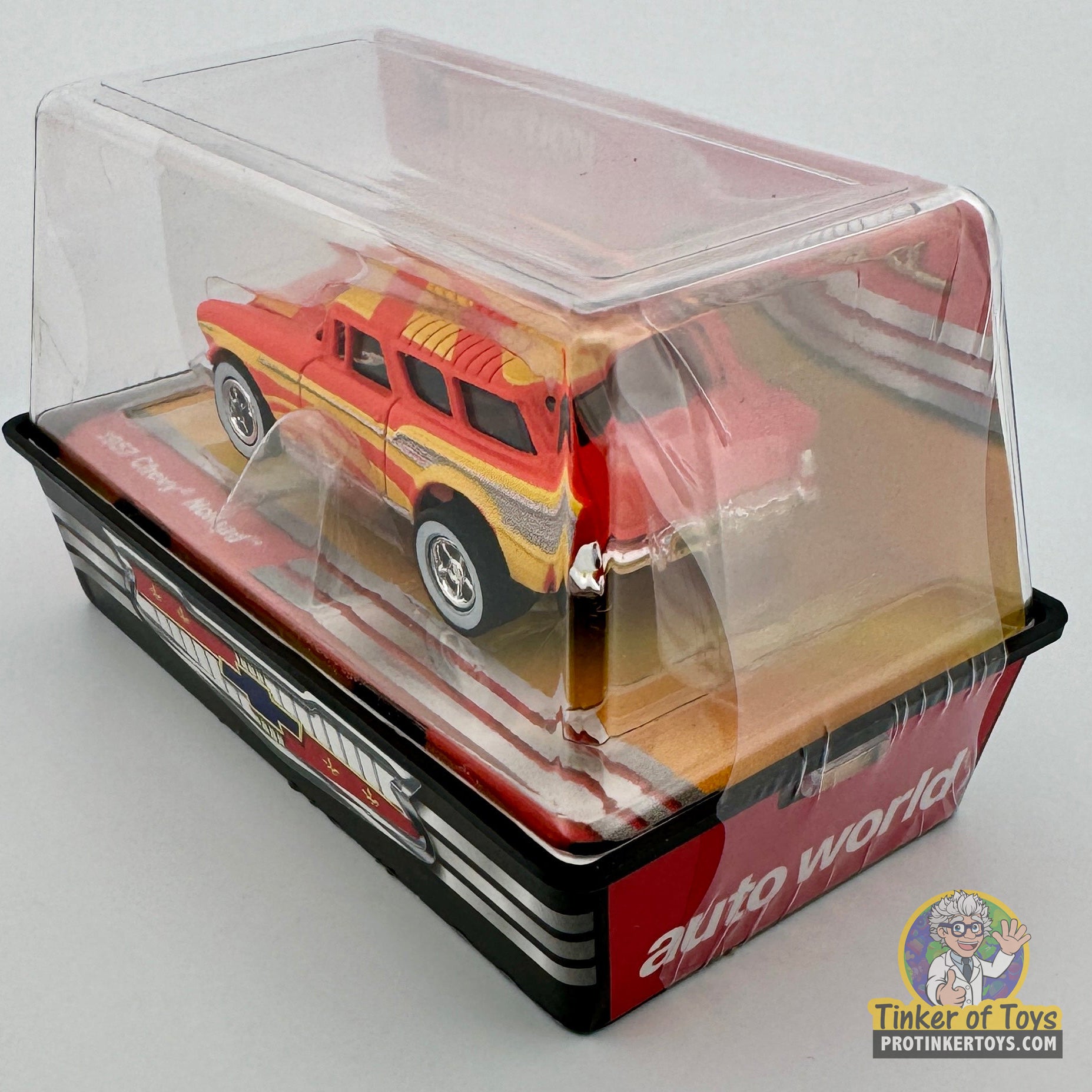 Chevrolet Nomad 1957 ミニカー1/18 1957 Chevy Nomad Exclusive Starburst Orange XTraction | CP8138