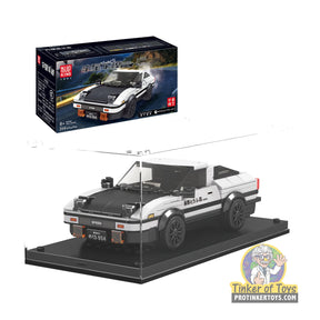 Assembled model of a classic sports car building set for Mould King MDK27013