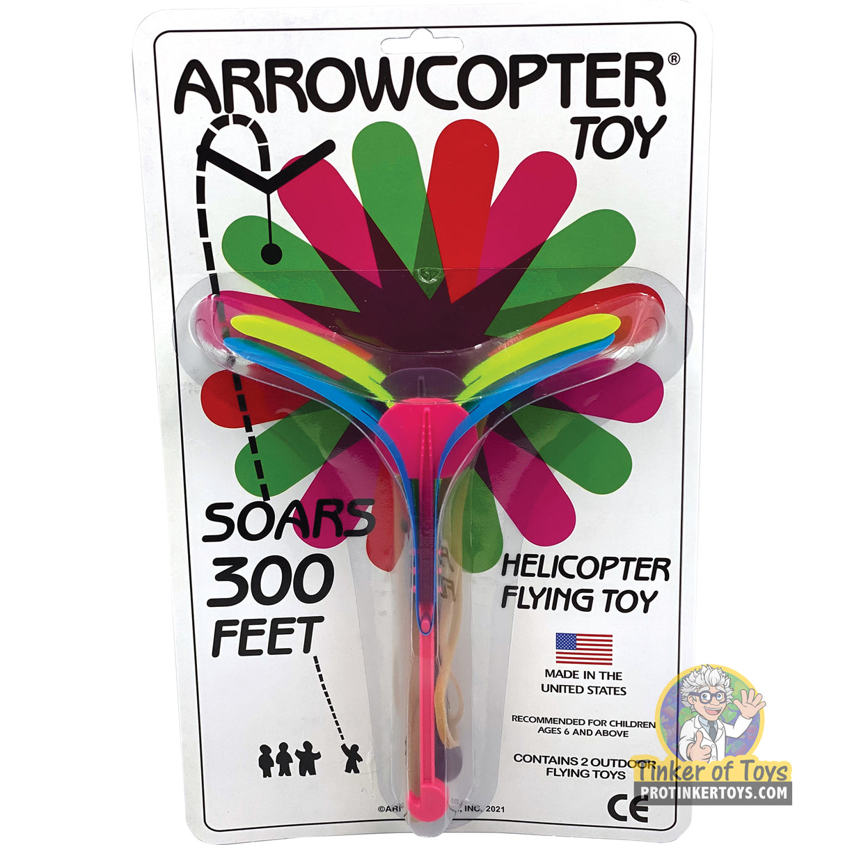 Arrowcopter Double | ARRDBL | Magnum Rubber Band Guns