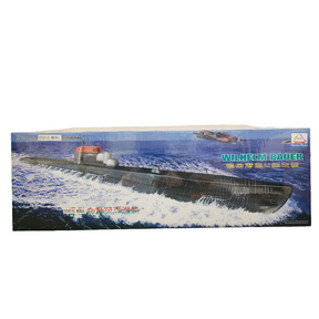 Scale model kit of a submarine on the water for Mini Hobby 81202