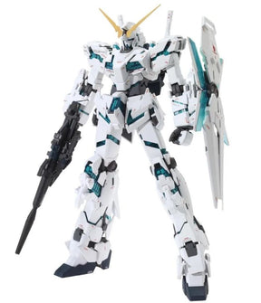 White and blue Gundam model with beam rifle and shield for Bandai 2133286