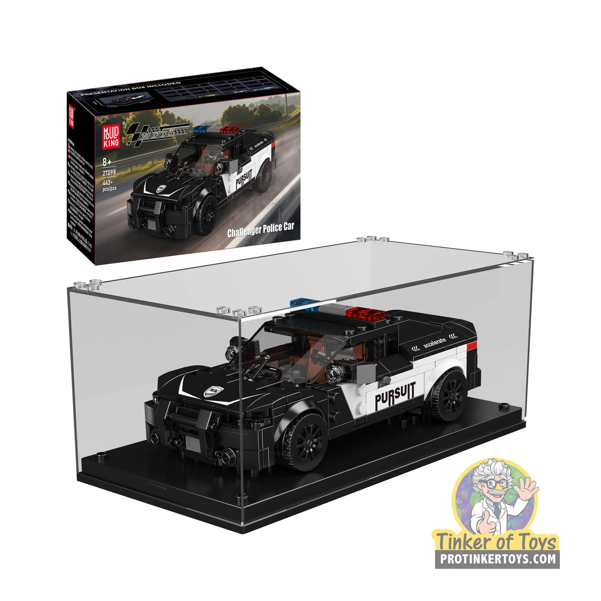 Challenger Police Car Building Set (443 Pcs) | MDK27098 | Mould King