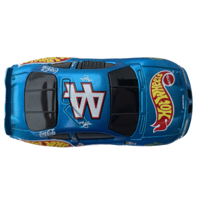 Blue NASCAR slot car with "Hot Wheels" logo and number 44 for Tyco B33569-1
