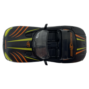 Black and yellow Dodge Viper Hot Wheels car, viewed from above for Tyco B15053