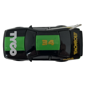 Black and green Tyco stock car with the number 34 for B6455