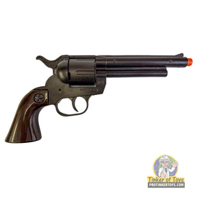 Black toy revolver replica, resembling a classic cowboy pistol for Gonher 121/6BR