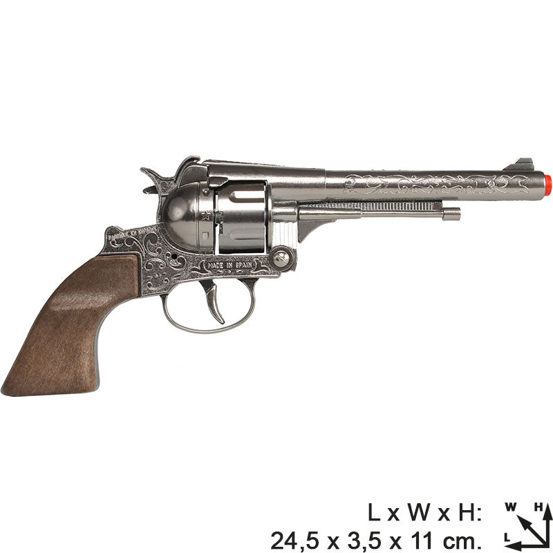 Cowboy Revolver Filigreed 12 Shot | 3122/0 | Gonher