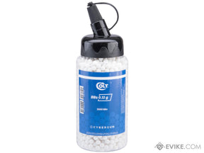 Container of 2000 blue airsoft BBs, 0.12g weight for Evike BB-CG-183005