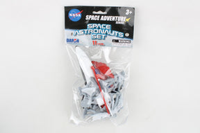 Astronaut toy set in clear plastic packaging with instructions for Daron 300419