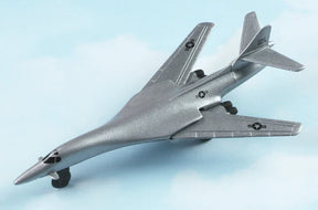 Gray model of a B-1 Lancer bomber jet aircraft for HotWings 14117