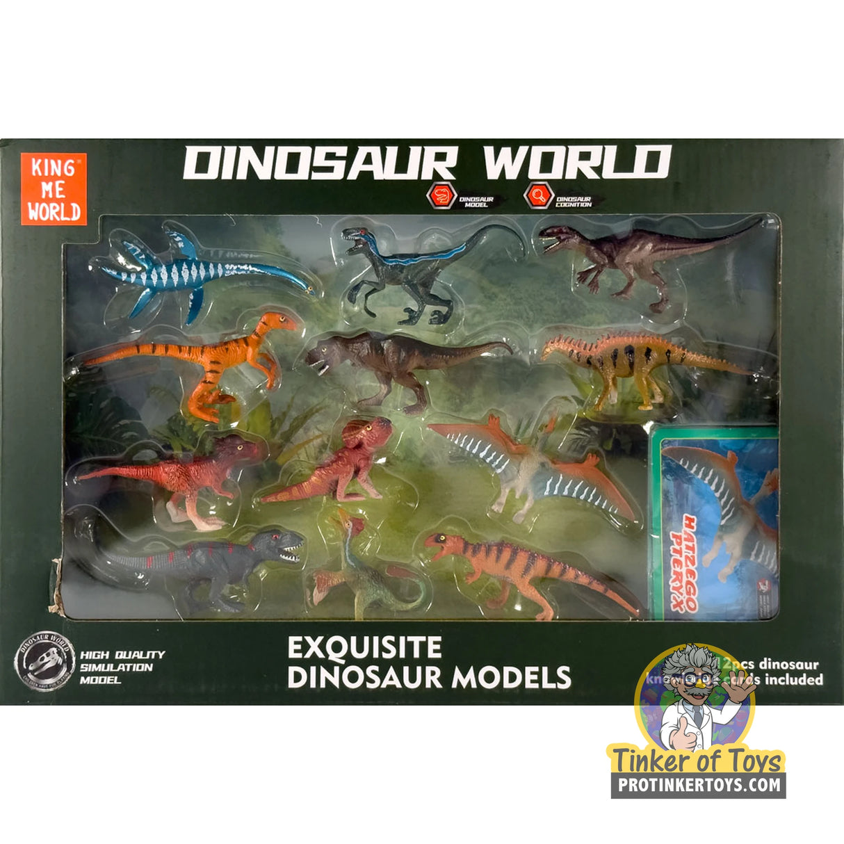 Dinosaur World Figure Set (12 Pieces) | IMX17211 | King Me World