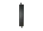 Black straight track section for model railroad scenery for Bachmann 44881