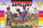 French artillery model set figures for Napoleonic War 1815 for Italeri Model Co 6868