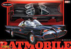 Black 1966 Batmobile model kit with polar lights, ready to build for POL824