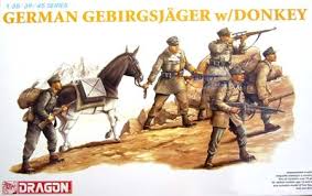 Second Chance German Gebirgsjager w/Donkey 1:35 Scale |6078 | Dragon Model Co.