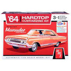 Orange 1964 Mercury Marauder Fastback model kit box art for AMT AMT1294