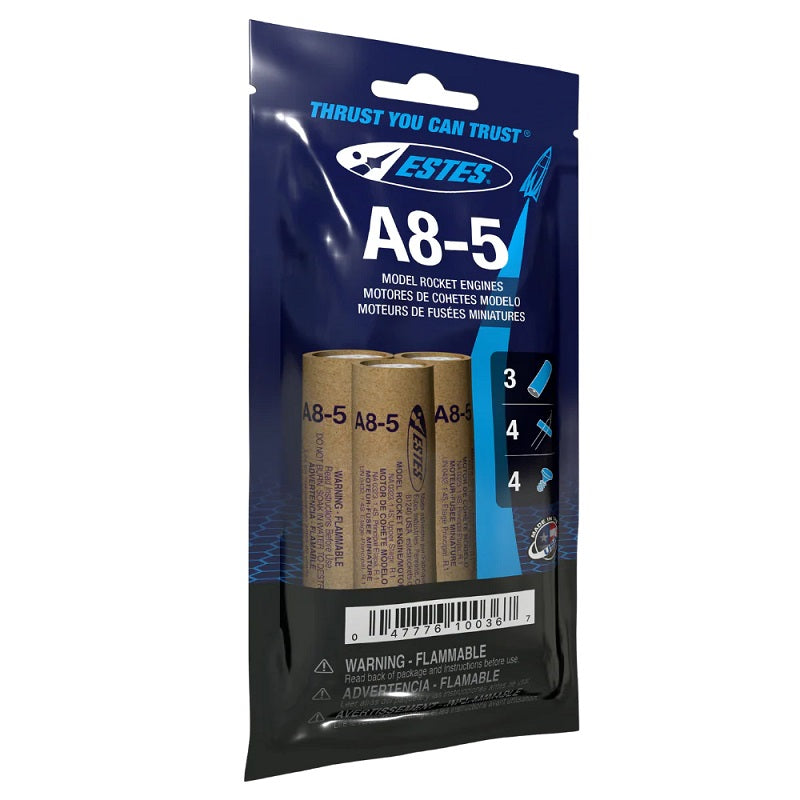 A8-5 Model Rocket Engines (3pk) | EST10036 | Estes