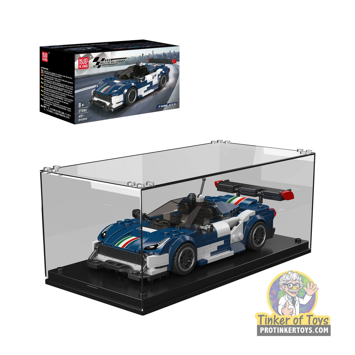 F488 GT3 Supercar Building Set (410 Pcs) | MDK27086 | Mould King