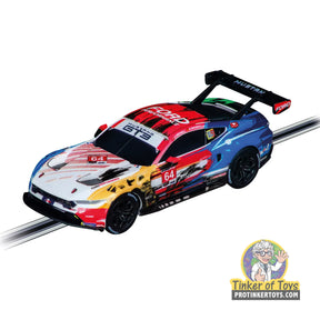 Ford Mustang GT3 race car in Champion Spirit Livery on a track for Carrera GO!!! 20064292