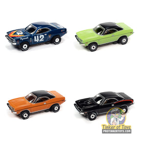 Auto World Four-Pack Plymouth Barracuda Bundle — SC362, SC377 & SC390