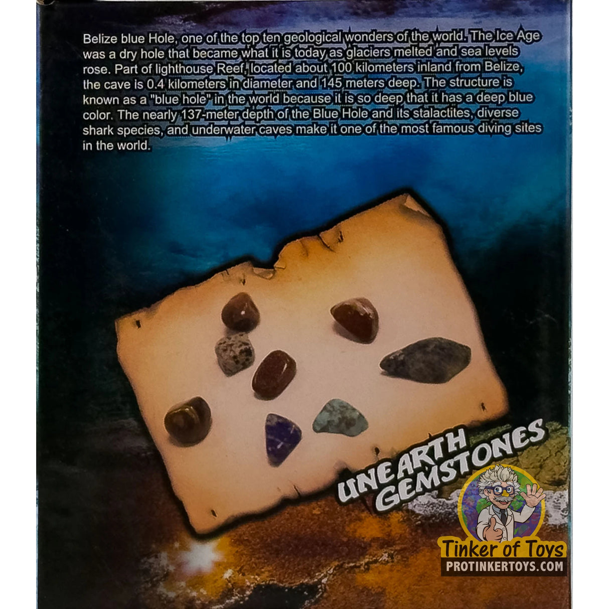Gemstone Archaeological Dig Kit – Blue Grotto | IMX17229 | King Me World