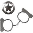 Gonher 314/0 metal toy handcuffs and magnetic Texas Ranger star badge