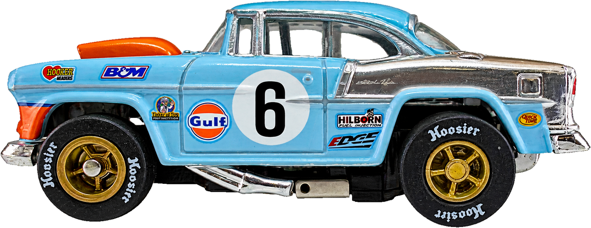 Auto World Gulf 1955 Chevy Bel Air CP8262 cutout product view